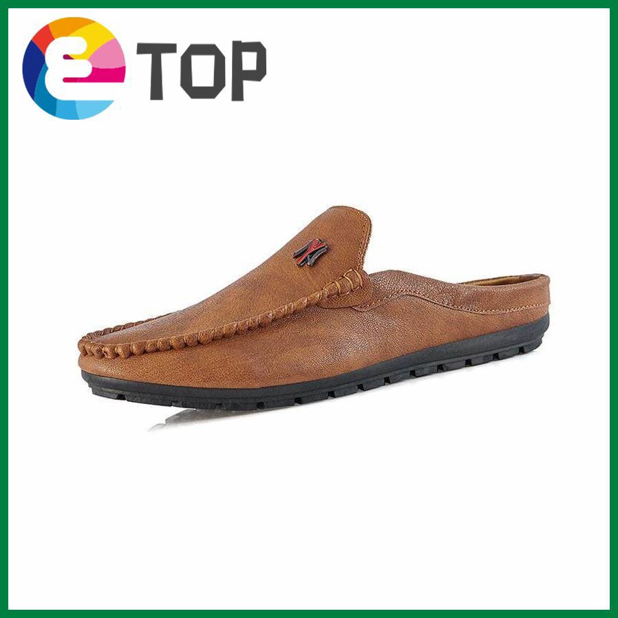 Men Loafers Slip on Shoes Moccasin Leather Flats Shoes Driving Shoes Soft Sole Moccasins