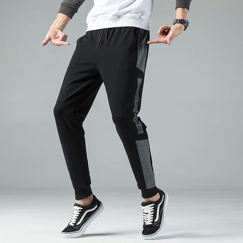 Men Black Solid Slim-Fit Joggers