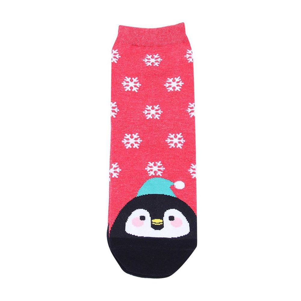 1 Pairs All Season Snowflake Towel Girl Socks Dispensing Non-slip Socks