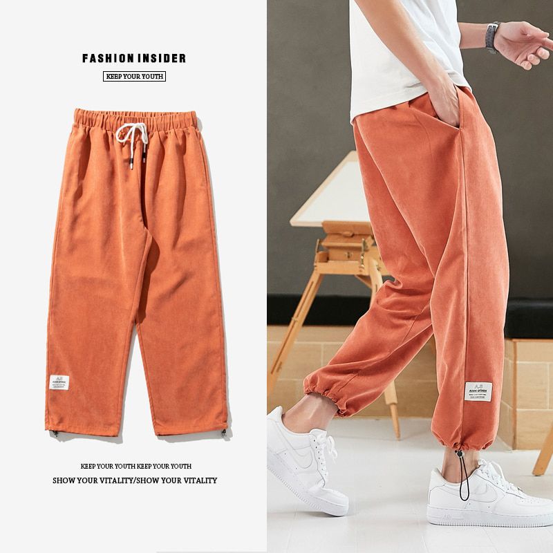 New Summer Hip Hop Harem Pants Men Joggers Ankle-Length Trousers Male Casual Baggy Pants