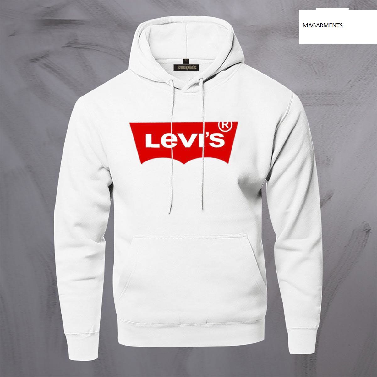 White Men's Full Sleeves Hooddies