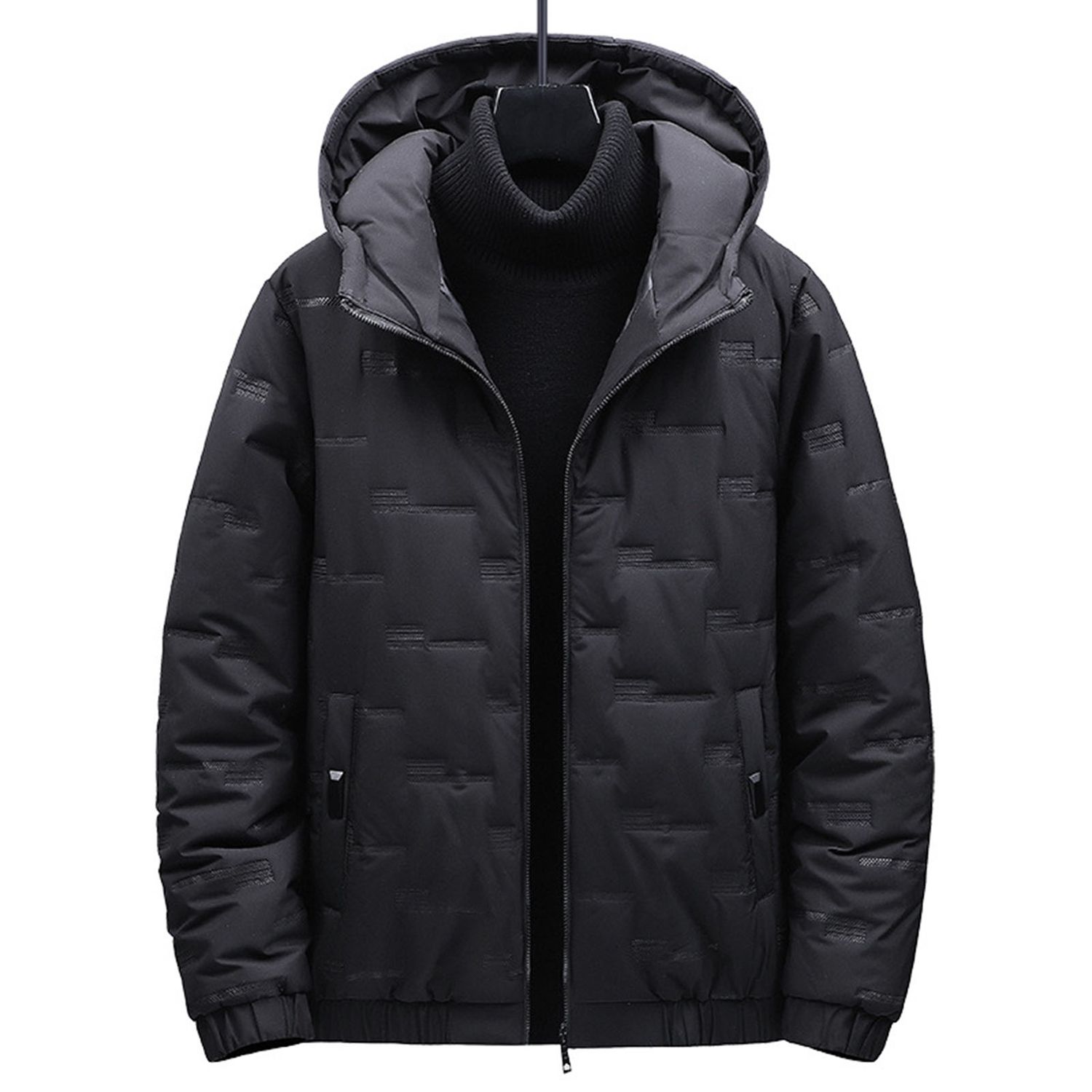 Winter Coat Solid Color Leisure Men Coat