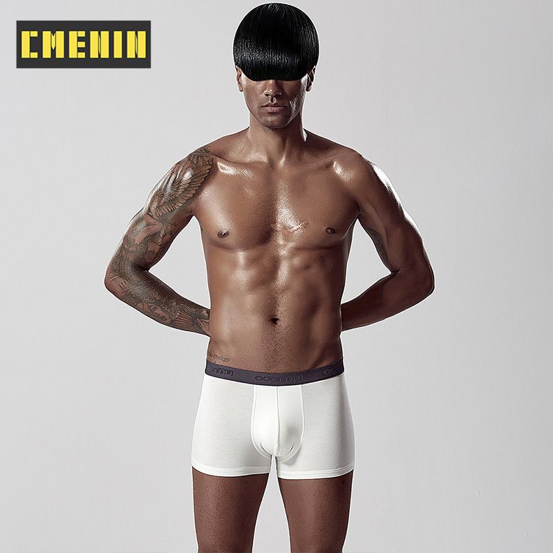 CMENIN 1pcs New Spandex Men Underwear Boxer Trunks Quick Dry Mens Boxershorts Underpants Boxers AD306