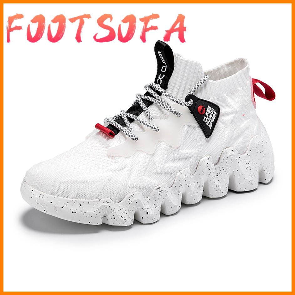 Trendy Mens Running Shoes For Men High-quality Sports Shoes Lightweight Comfortable Walking Shoes Gym White Sneakers