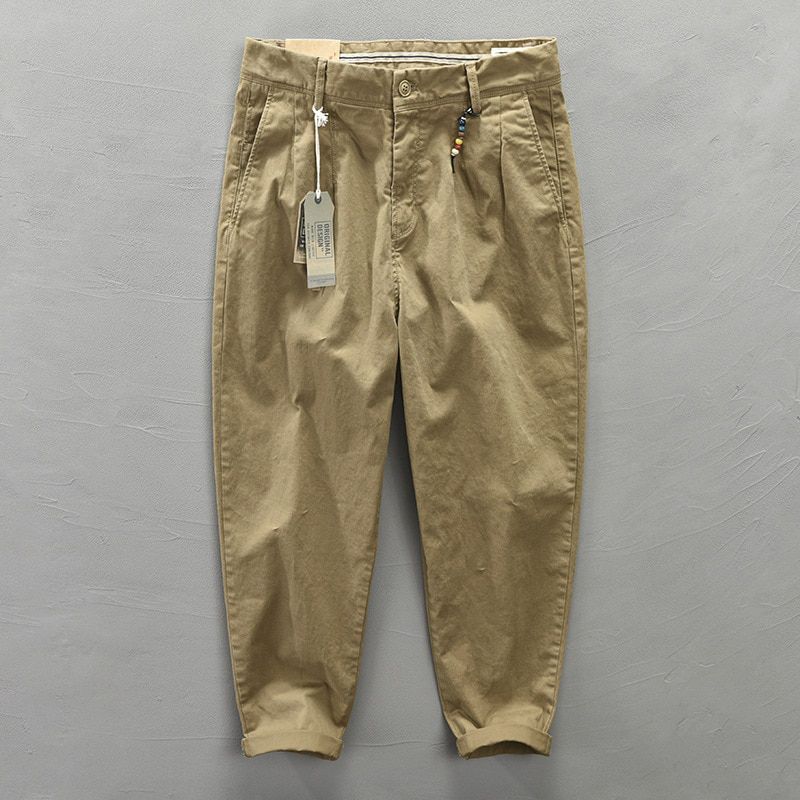 Autumn and Winter New Men's Cotton Pure Color Casual Pants GML04-Z301