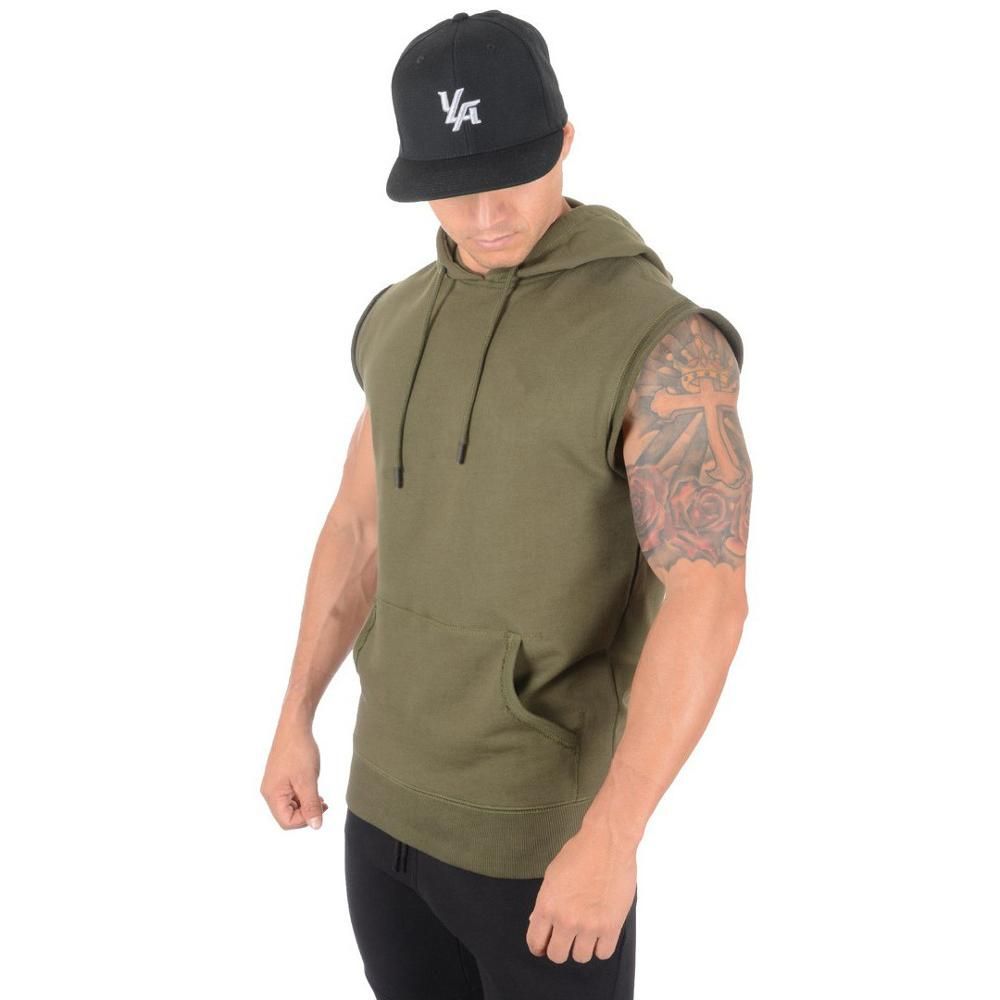 Fashion Printing bodybuilding stringer tatop men High elasticity fitness vest muscle gyms sleeveless hoodies vest