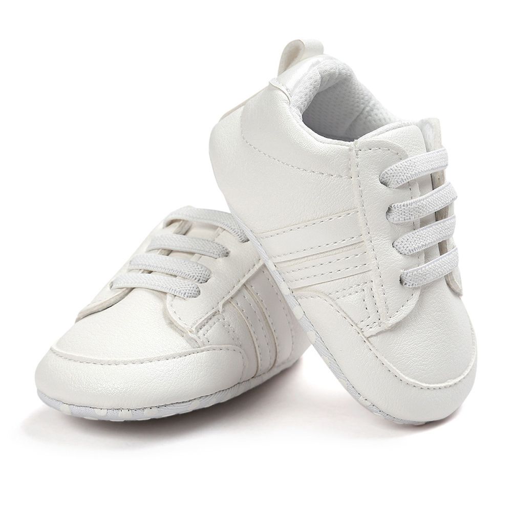 Baby Girls Boys First Walkers Soft Sole Non-slip Shoes PU Leather Infant Sports Shoes Sneakers for Toddler