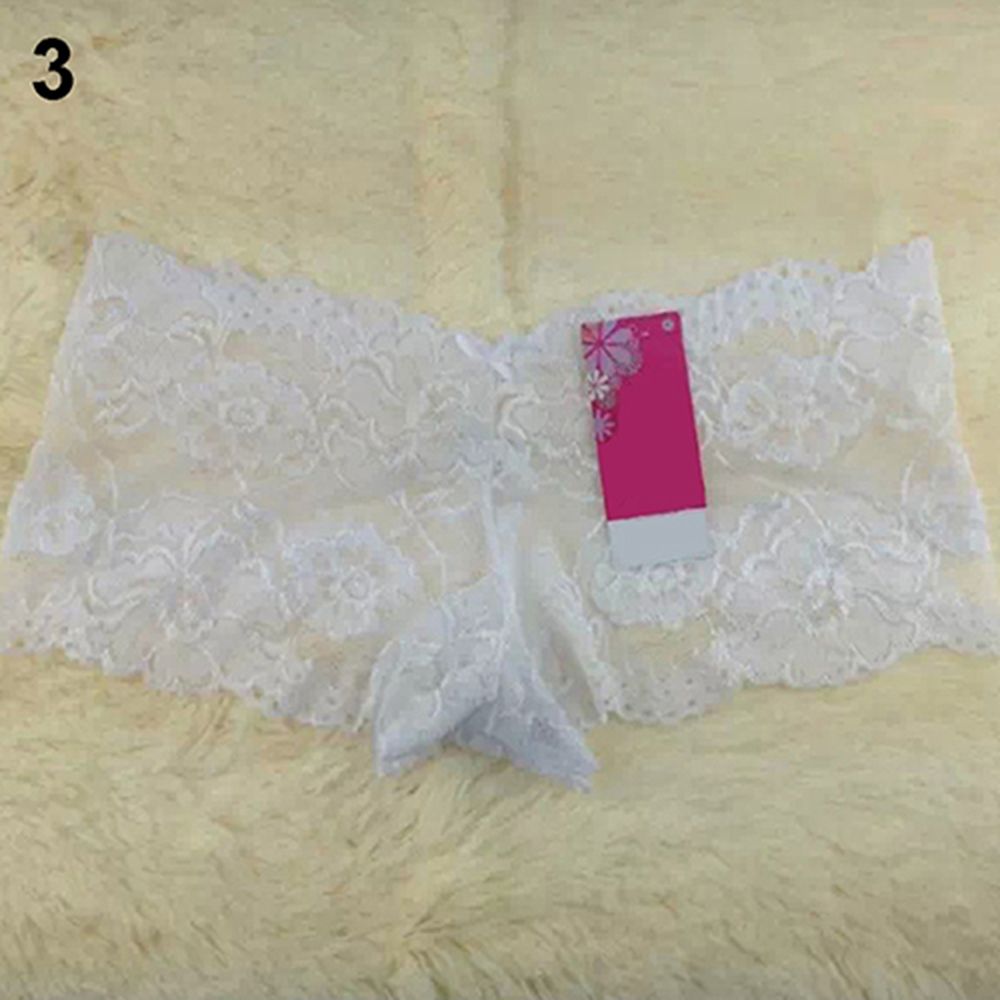 Women  Floral Lace Seamless Panty Briefs Boxer Shorts Underwear