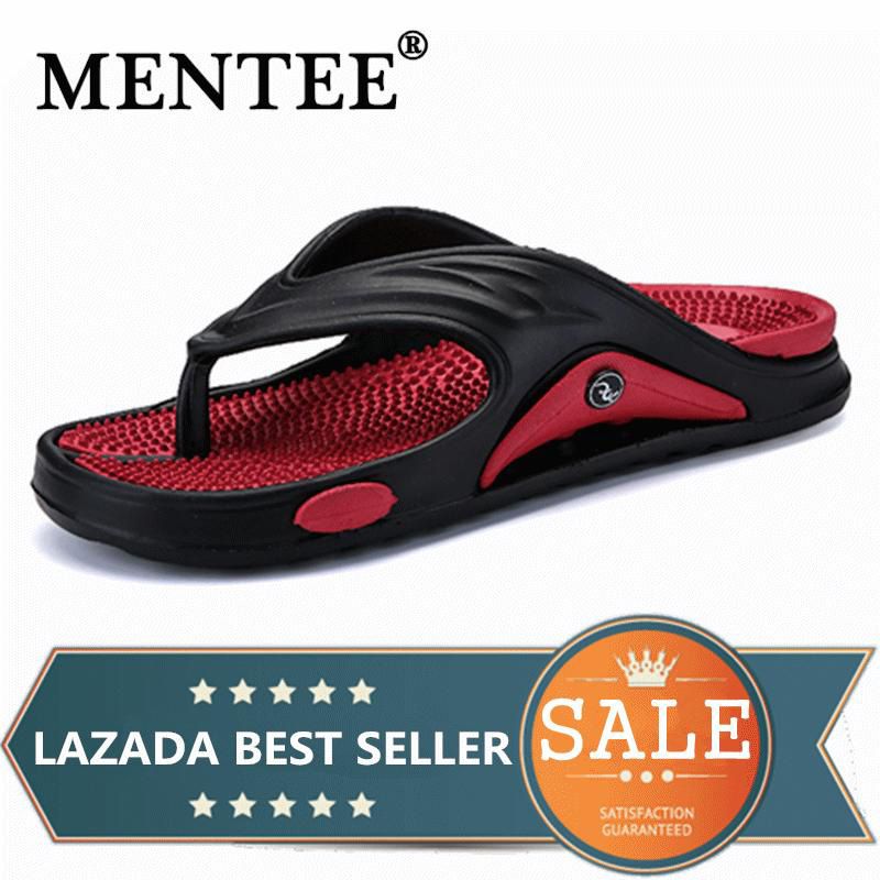 Massage Slippers Flip Flops For Men Beach Outdoor Ultra-light Casual Sandals