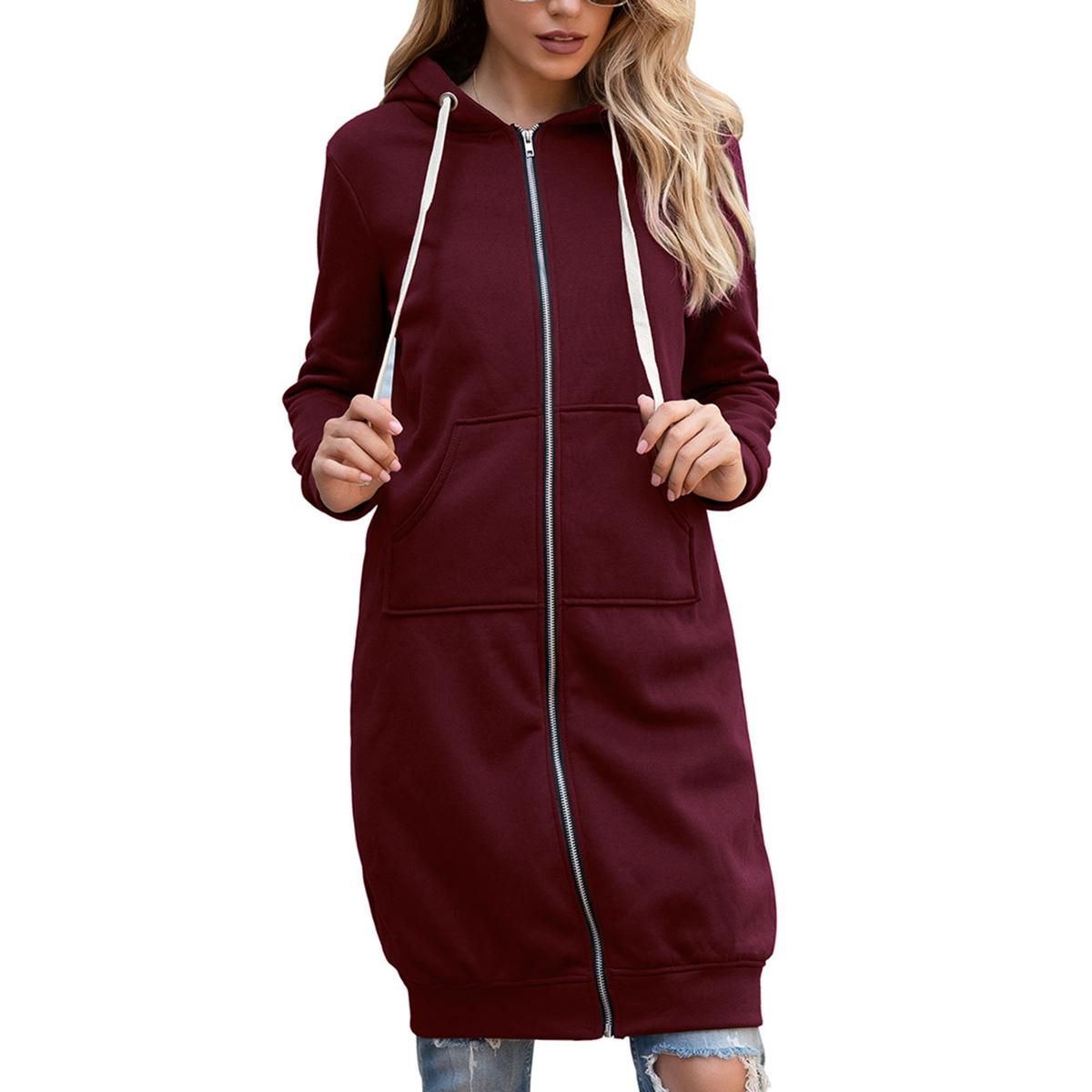 Women Coat Warm Elastic Cuff Lady Jacket