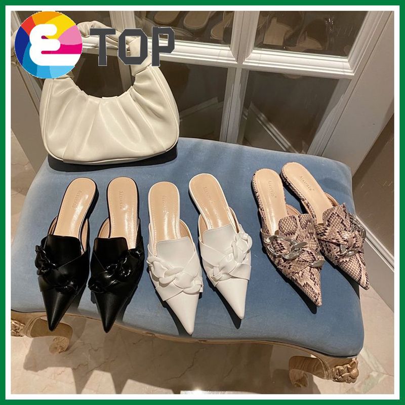 December Women Pointed Toe PU Preppy Flat Shoes Casual Flat Slip-on