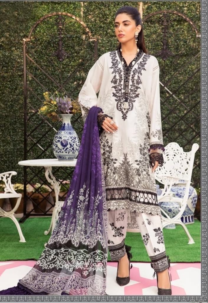 Shraddha Designer Vol 10 Exclusive Premium Lawn Collection Pakistani Shalwar Kameez 1104
