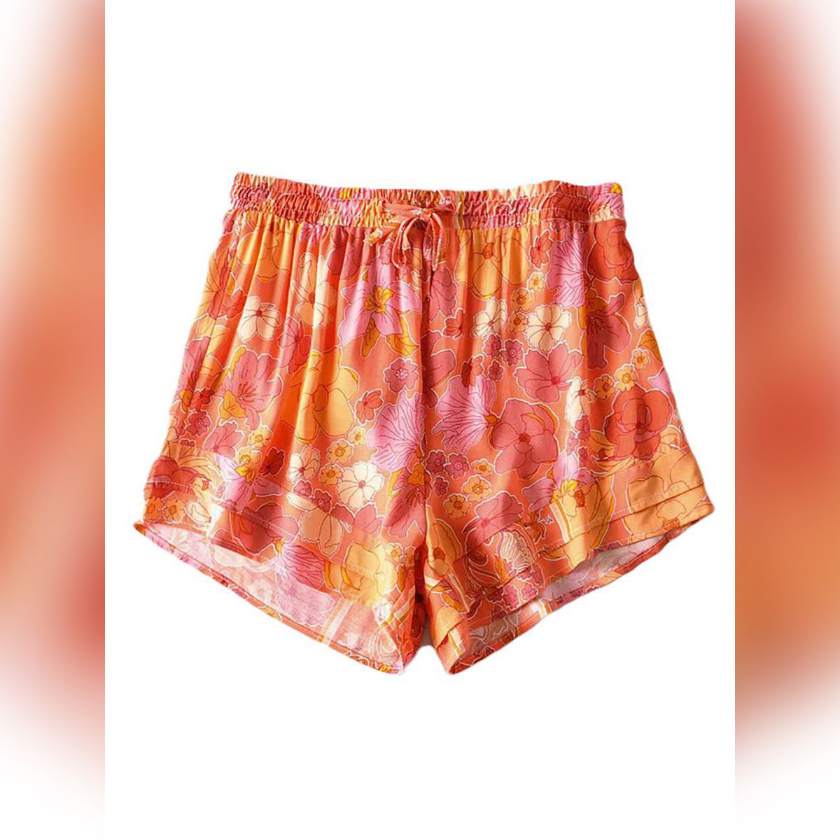2021 Women Fashion 2-piece Outfit Set Ladies Summer Sleeveless Print Top and Shorts Set
