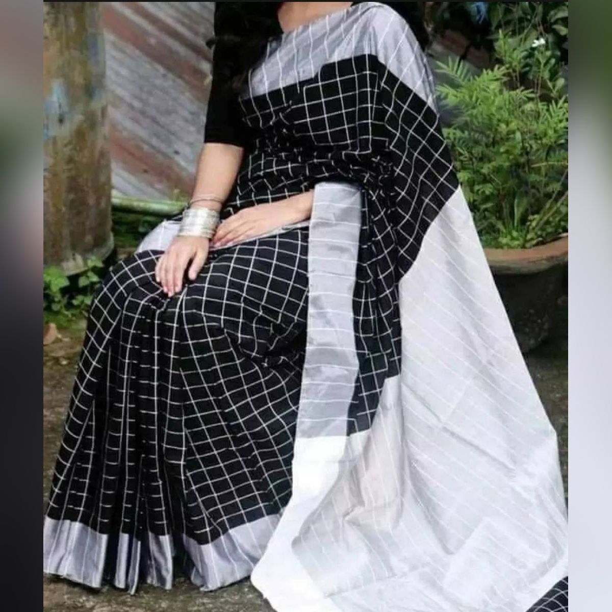 Tangail Dupain Silk Sharee