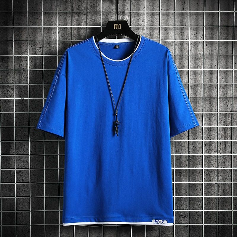 Fashion Brand Hop Men T-Shirts Summer Men's T Shirt Casual Solid Tshirts Street Brand Clothing Men Tee Shirts Tops
