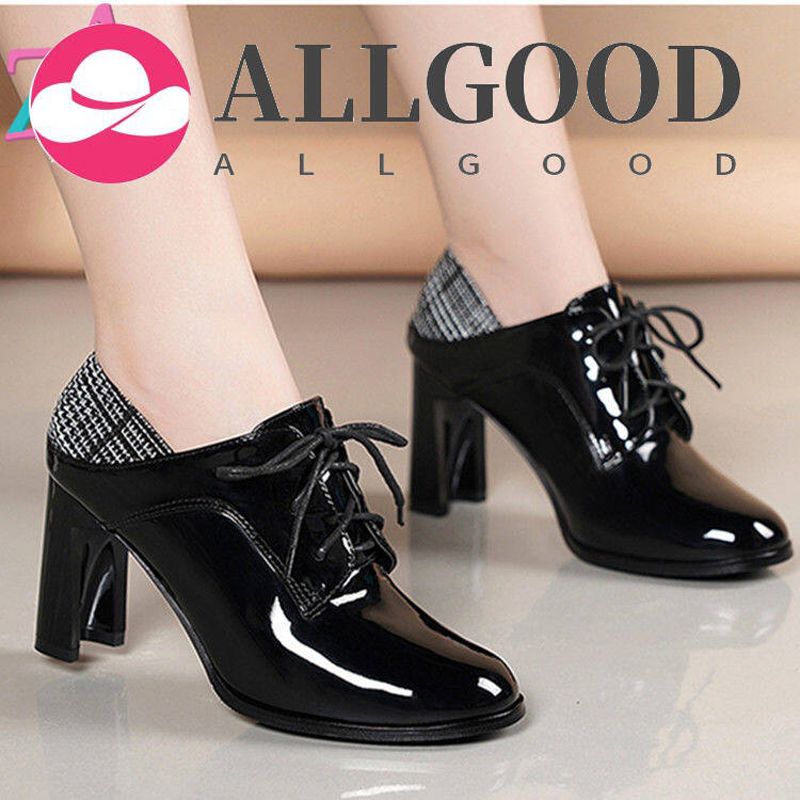 New Korean Style Women Shoes Heels for Women murah Office Shoes for Women Leather Shoes Work Shoes