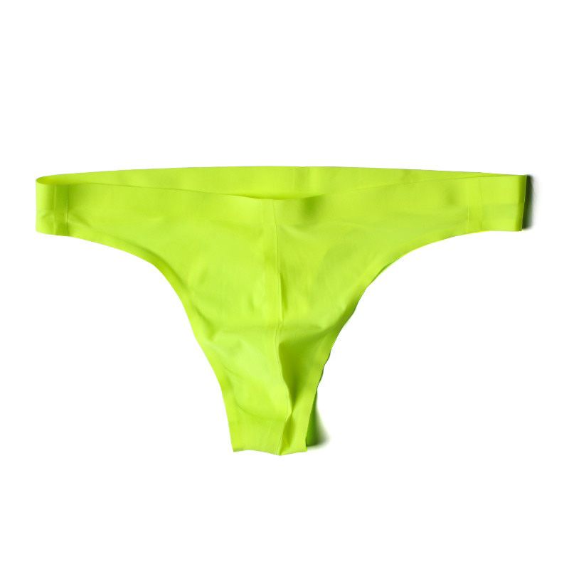 Men Briefs Ice Silk No Trace Thongs Cool Mens Brief Gay Sexy Seamless Thin Panties Pouch  Briefs Thong