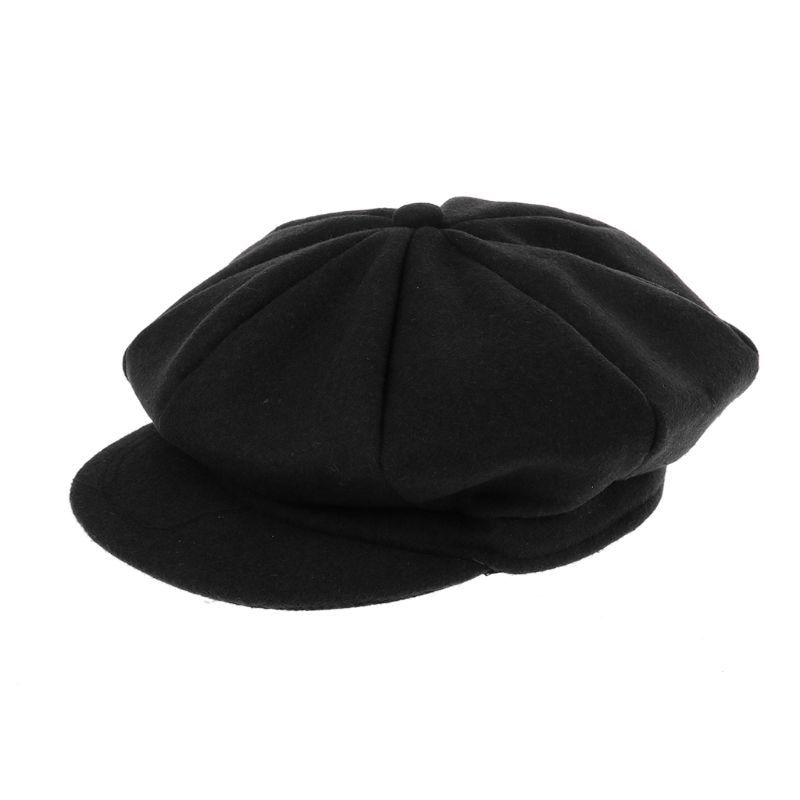 High Quality Pc Autumn Beret Hat Caps Children Kids Boys Girls Woolen Newsboy Artist Flat Cap 3 Colors