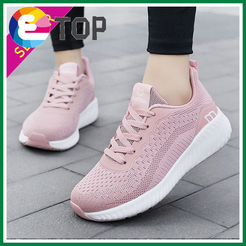 Women Sport Shoes Big Size 35-41 Korean White Sneakers Shoes For Women Breathable Fashion Casual Running Shoes Women Flats