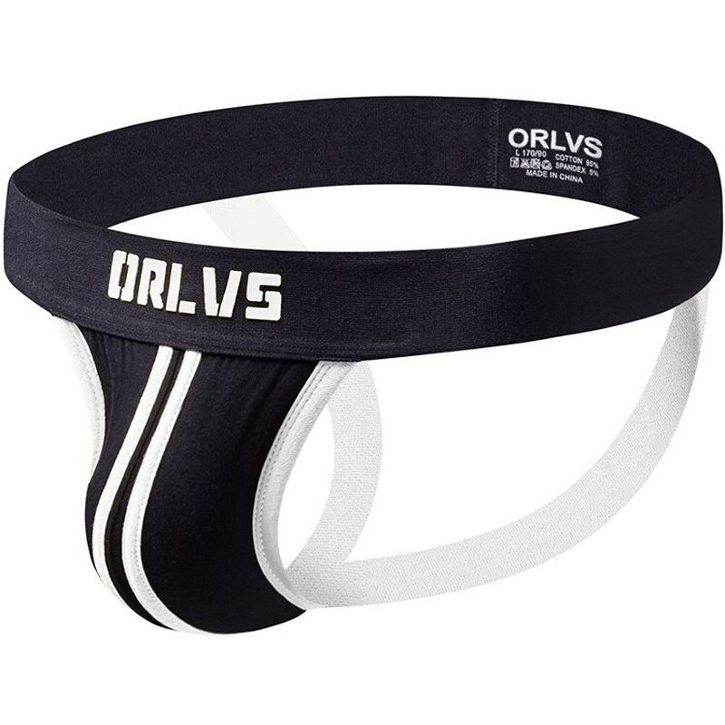 ORLVS Mens Panties Men Open Backless Crotch G-strings Sexy Sexy Jockstrap Briefs Slip Homme Underpants Gay