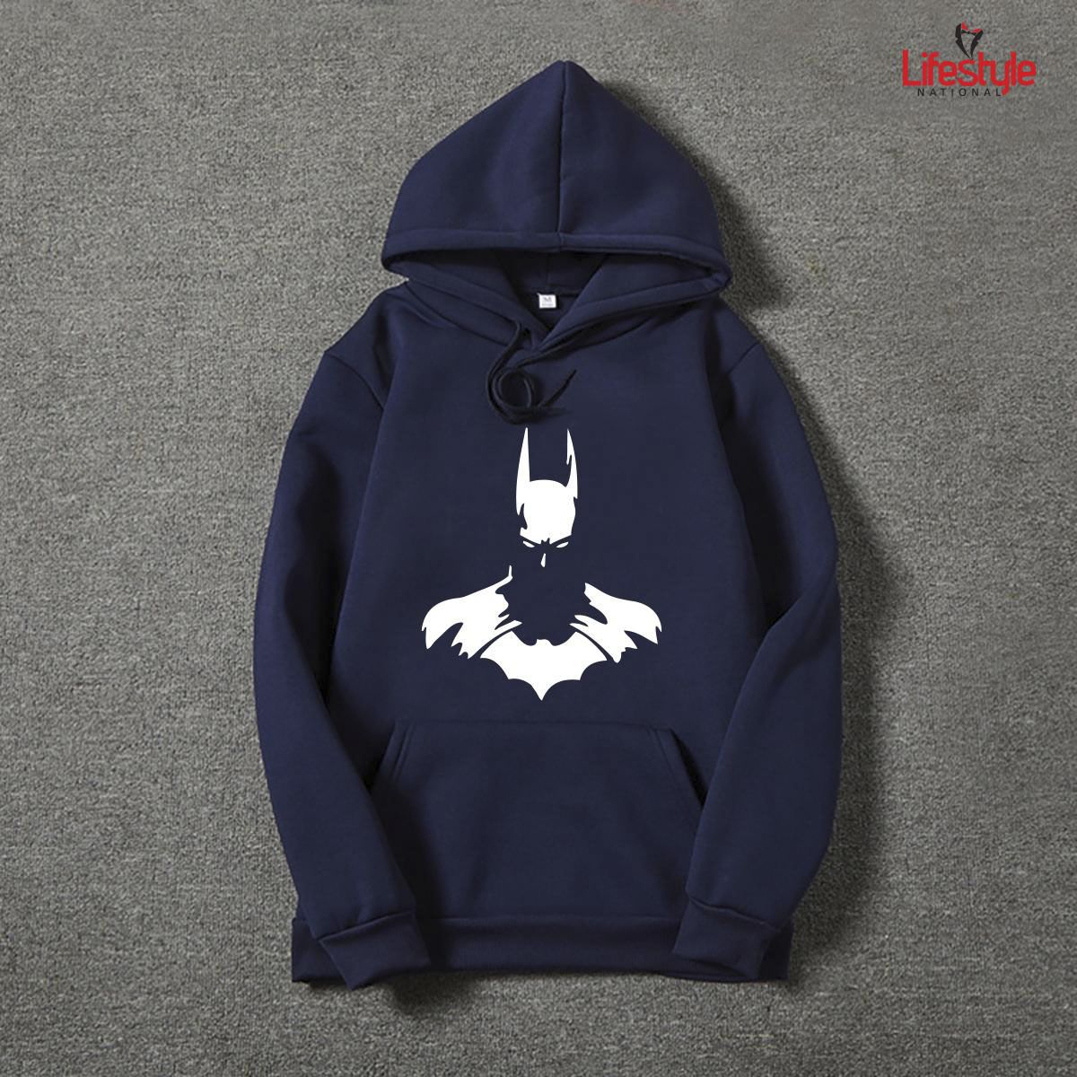 Navy blue Full Sleeves Hooddies By Lifestyle National- LN2089H