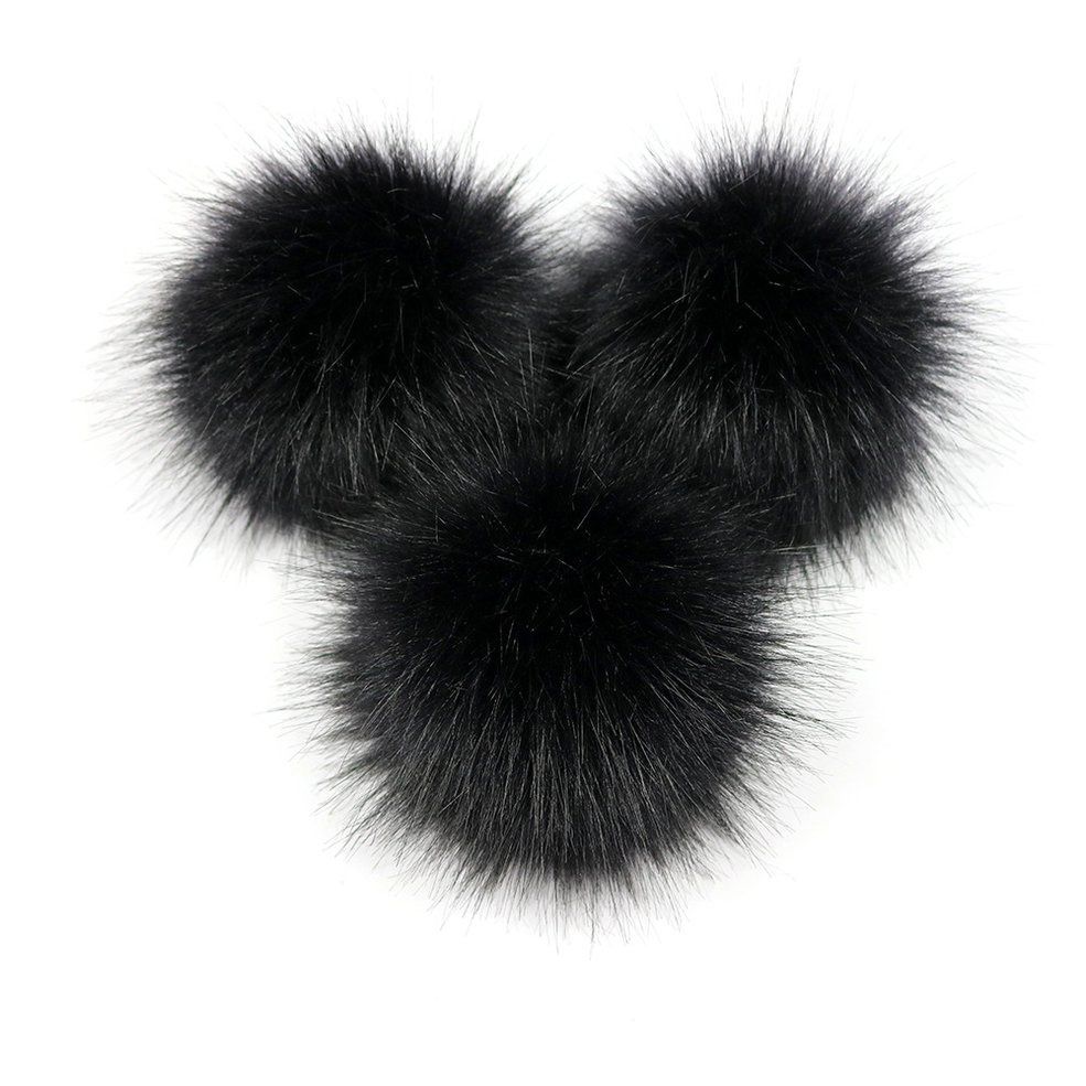 Artificial hair Faux Raccoon  Hair Ball Huge Ball Fluffy Hat Bag