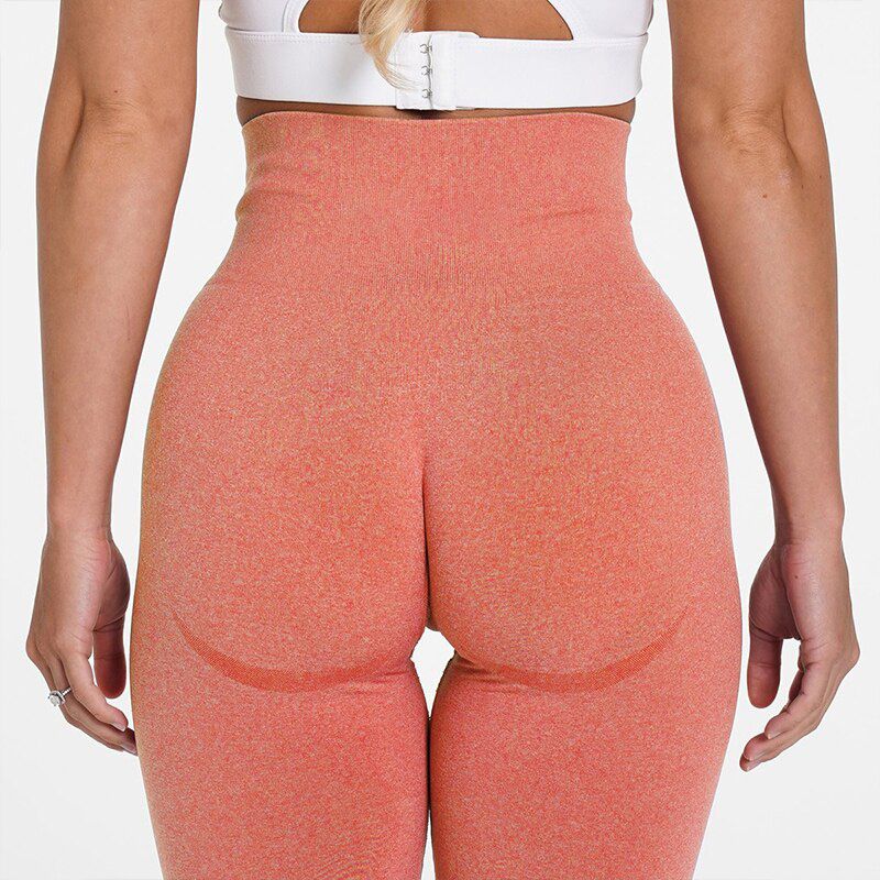 Solid Women Yoga Shorts High Waist Running Sportswear Gym Fitness Push Up Leggings Seamless Tight Sports Shorts
