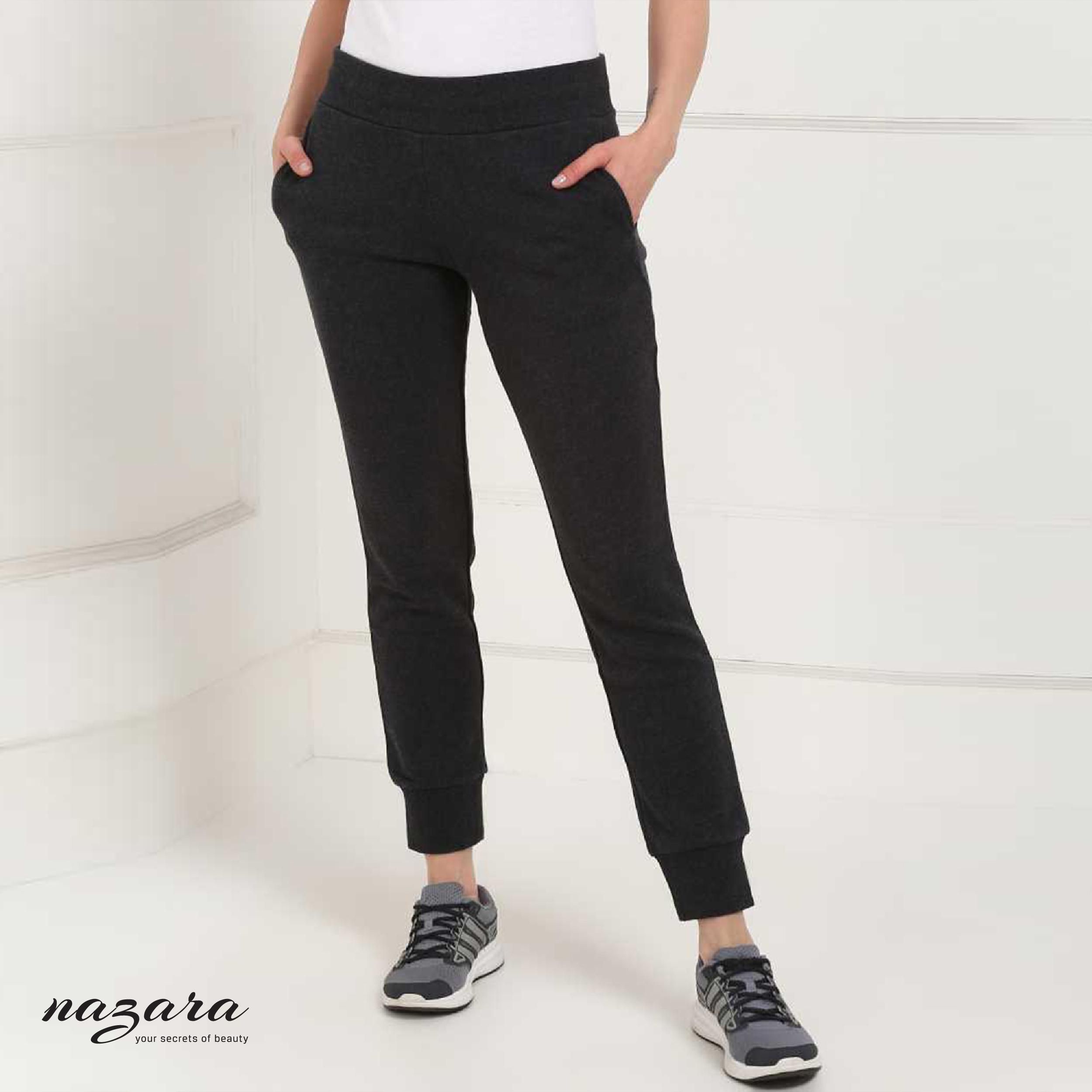 Slim-Fit Sweatpants / Joggers for Woman - Deep Black