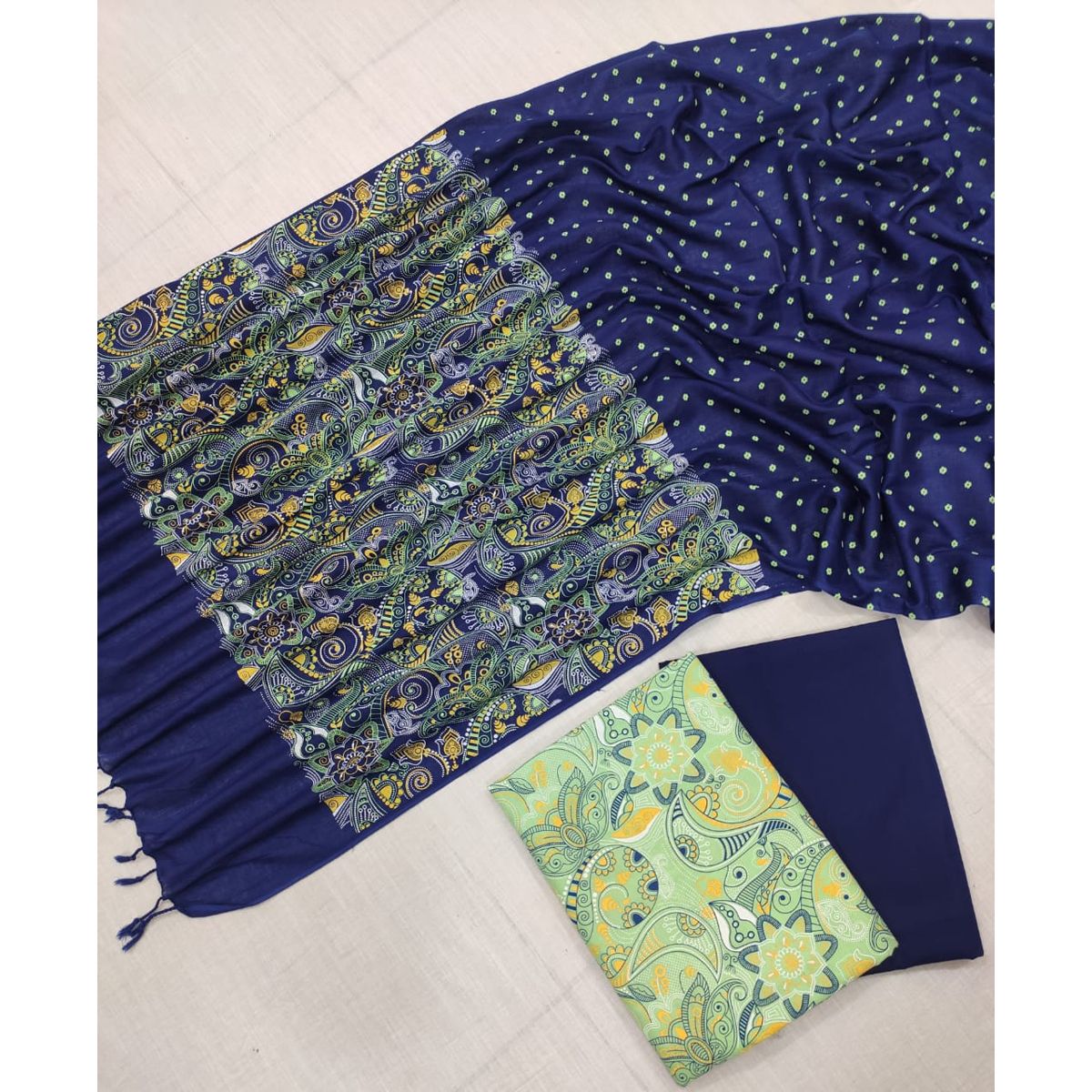 Exclusive new Slab Tater Unstitched three pice (3pice) For Women