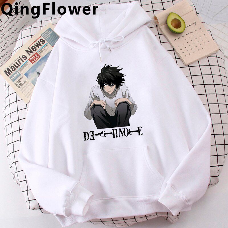 Anime Death Note Shinigami Ryuk Misa Amane hoodies men plus size Oversized graphic men pullover hoody Oversized aesthetic
