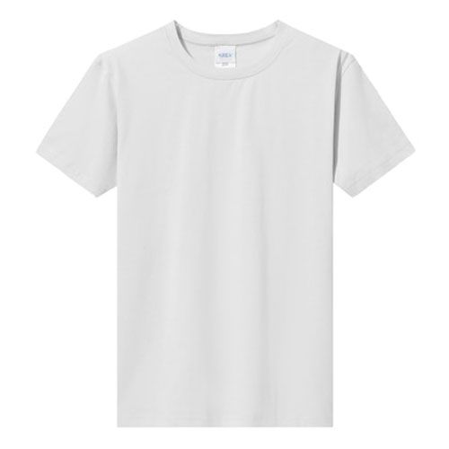 han Pure cotton t-shirt men's short-sleeved round neck self-cultivation basic solid color cotton