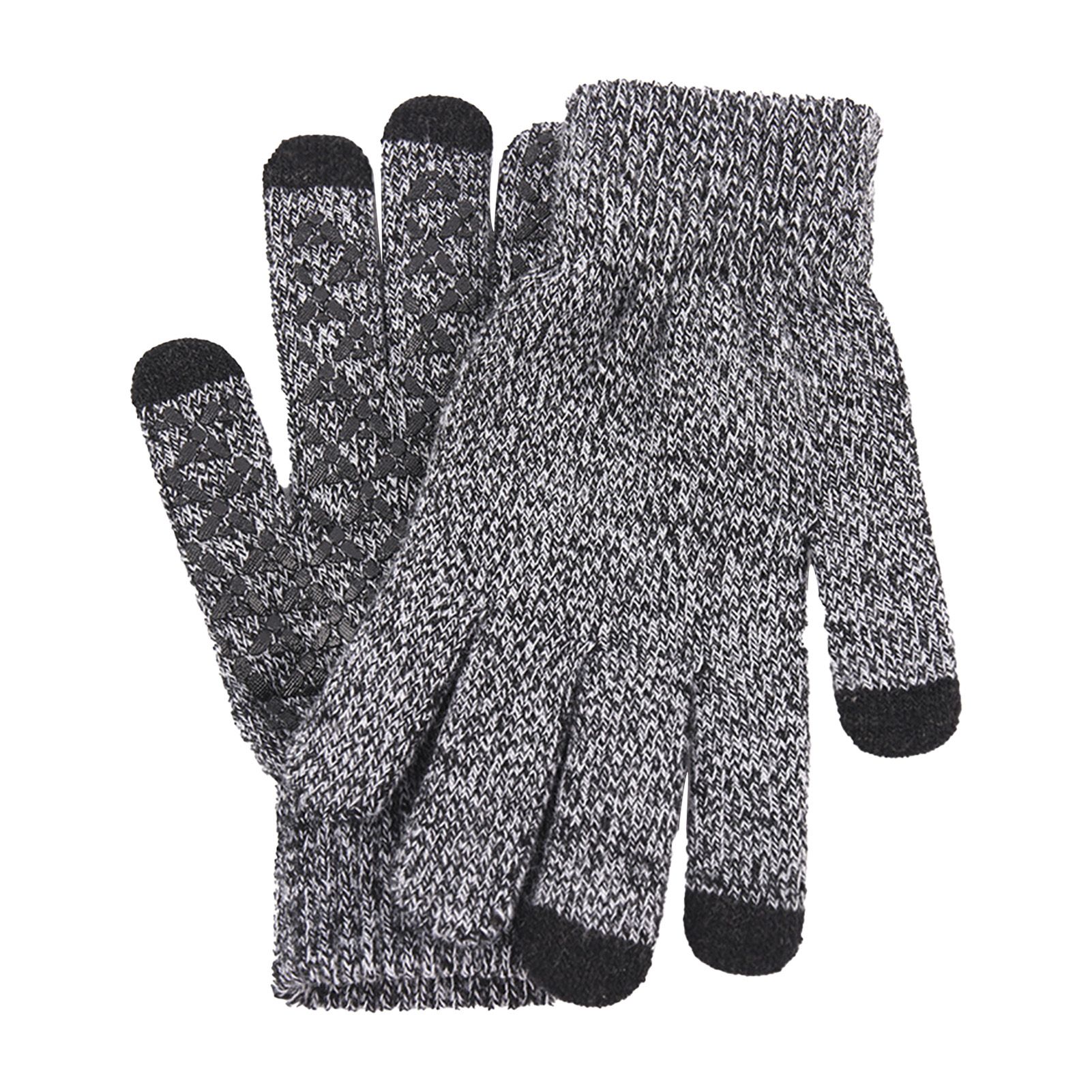 Knitted Gloves Anti-slip Winter Full Finger Cycling Gloves