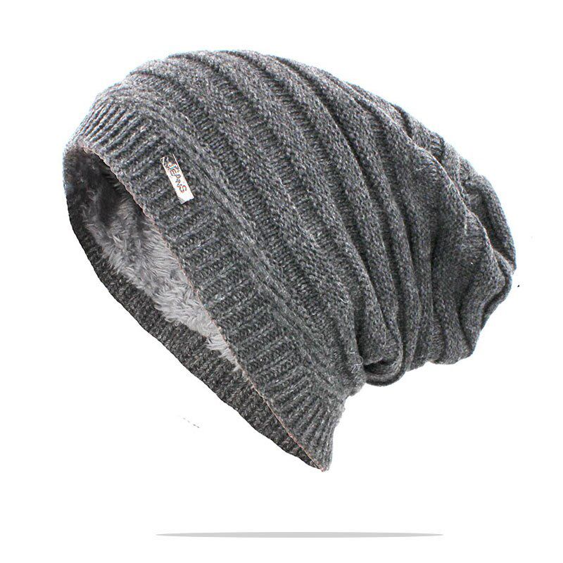Men Winter Warm Hat For Women Uni Wool Knitted Casual Beanies Skullies Brand Outdoor Cotton Hats HT138
