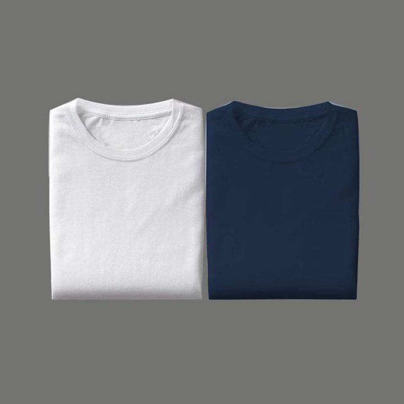 Pack of 2 Color Soft Comfortable T-Shirt for Men