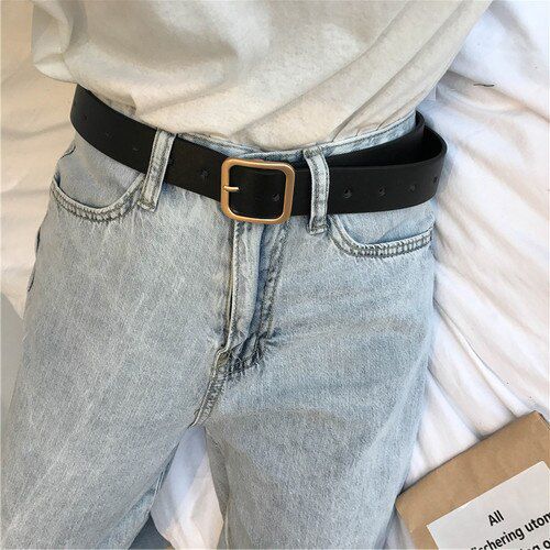 Belts Women Solid Girls Trendy Elegant All-match High-quality Korean Style Retro Leisure Daily Womens Female Lovely Simple 2020
