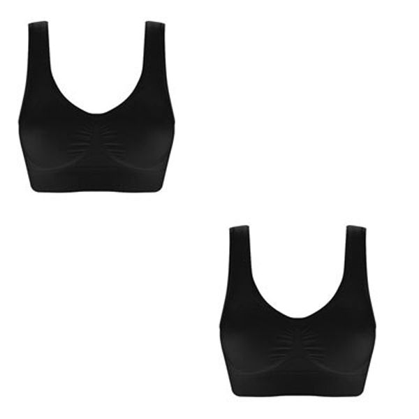 Jerrinut Bras For Women Seamless Bra No pad Brassiere Bra Vest Wireless Active Bra Underwear Women Big Size Bralette Top Cotton