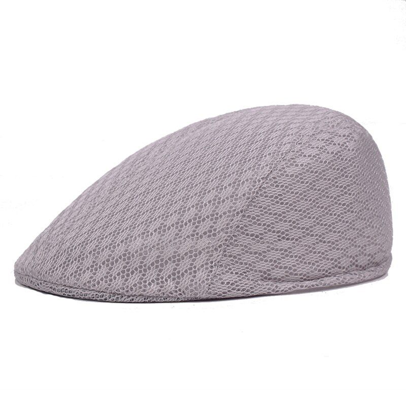 Summer Casual Beret Unisex Flat Caps Newsboy Style adjustablr Fashion Breathable Summer Hat for Women Men Caps