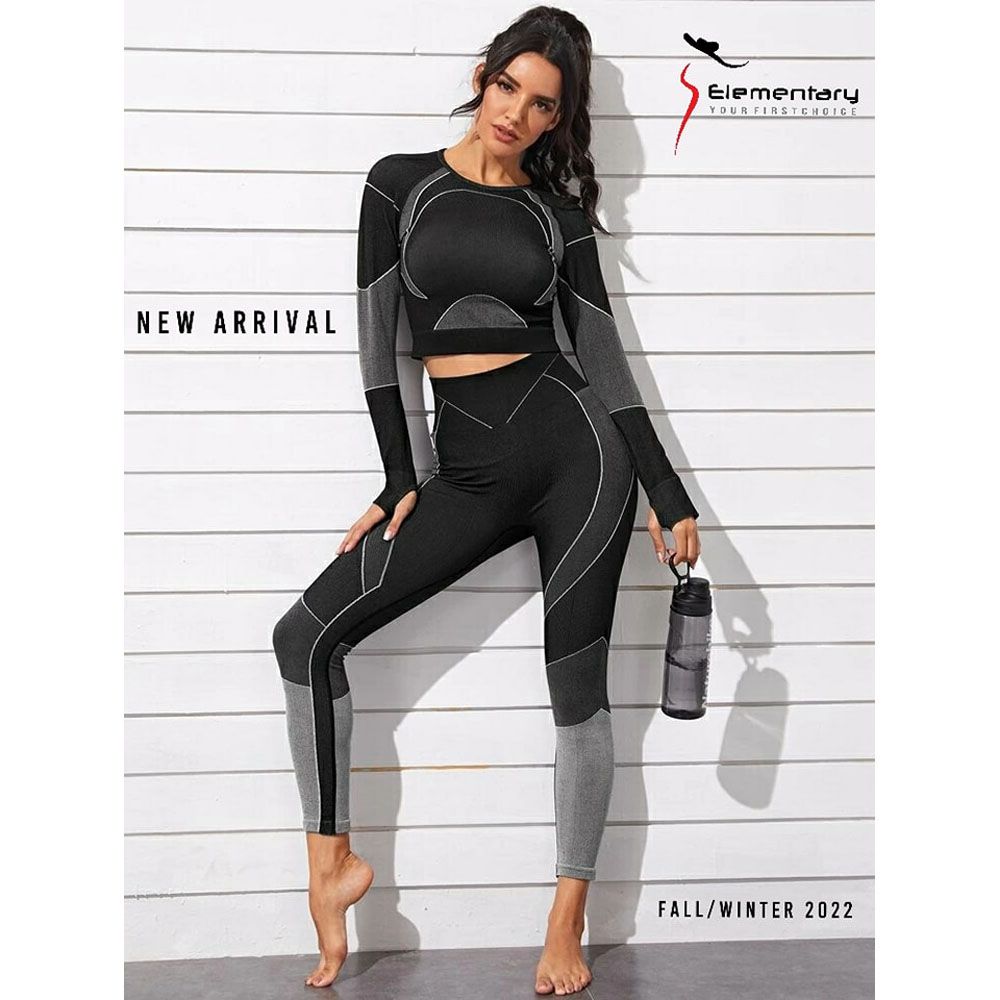Girls Fitness Gym Wear Exercise Clothes High Waisted seamless leggings