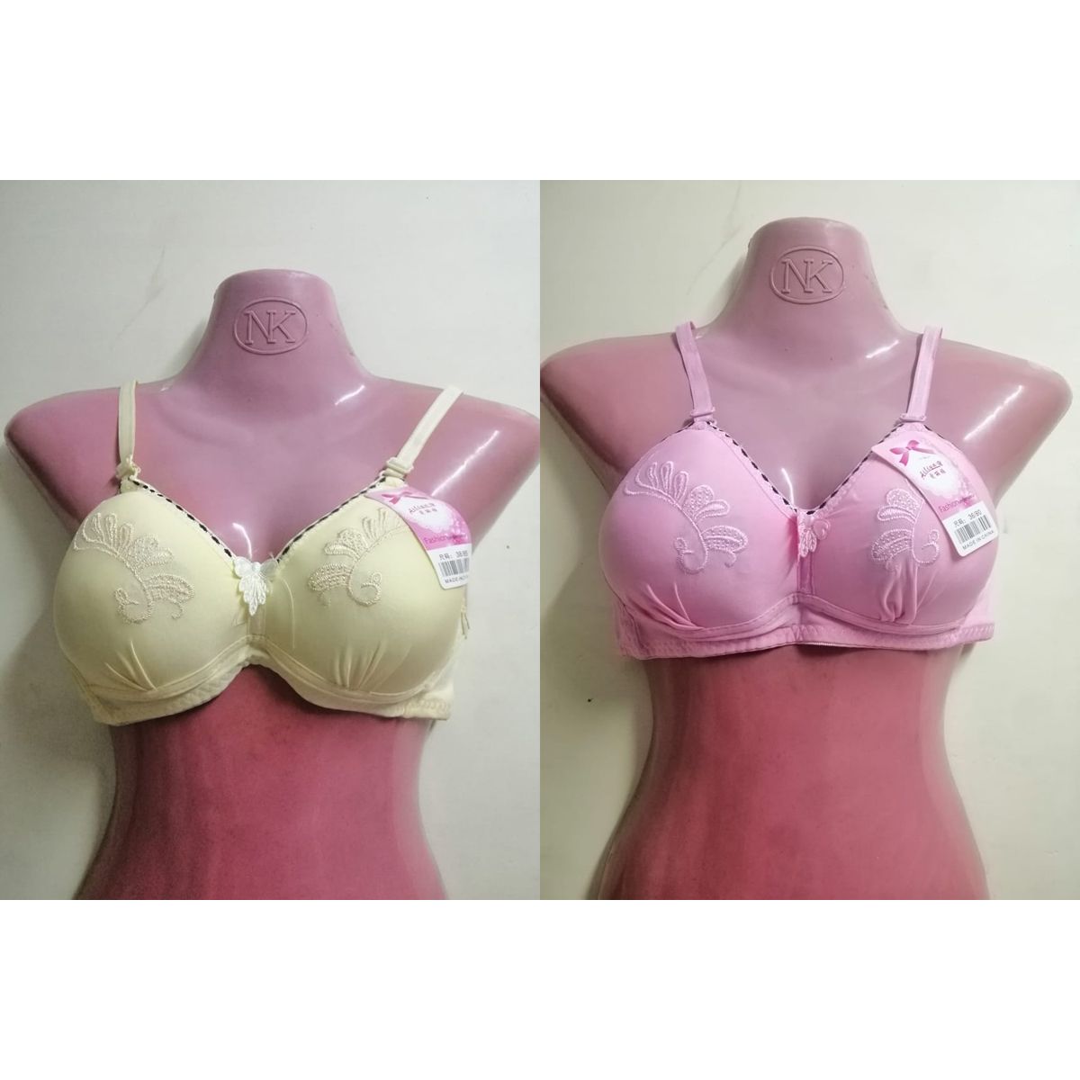 2 PC Stylish comfortable soft fome bra for womens Size (34-38)-12