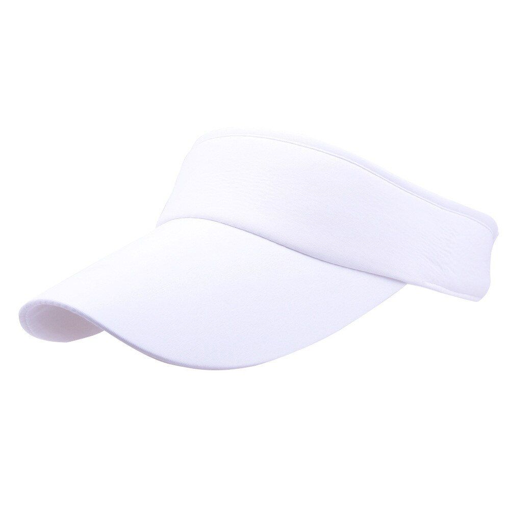 JAYCOSIN Fashion Solid Peaked Cap Sport Headband Classic Sports Visor Hat Cap Adjustable Size C23