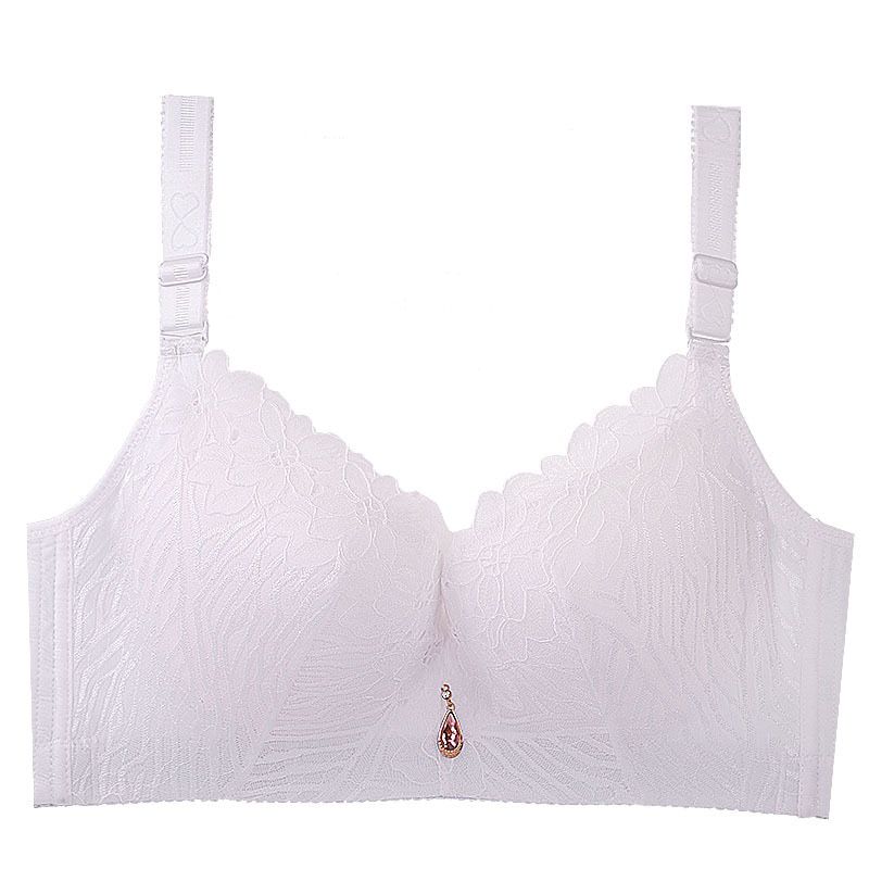 Thin  lace large size bra Condensed and gathered adjustable 80C-115E Comfortable and breathable Soft and close