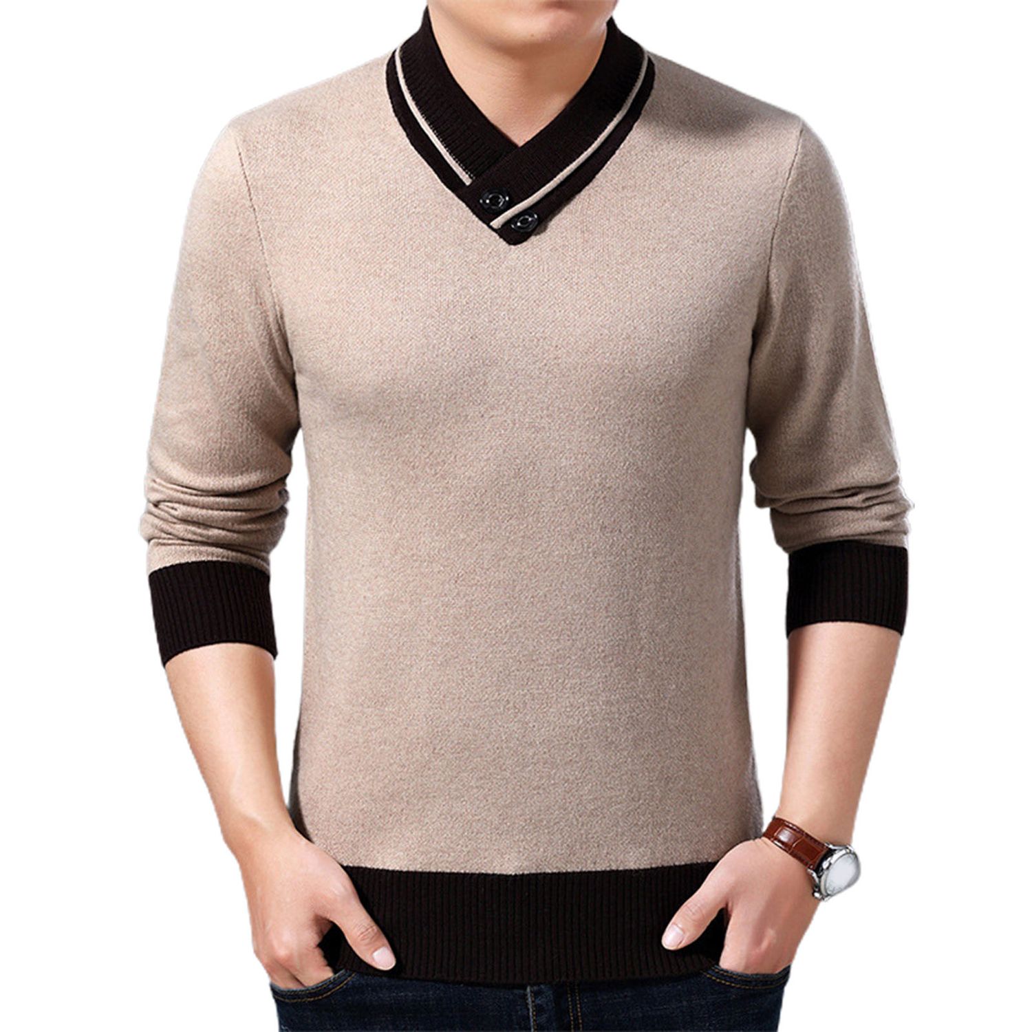 Spring Sweater Pullover Basic Winter Sweater