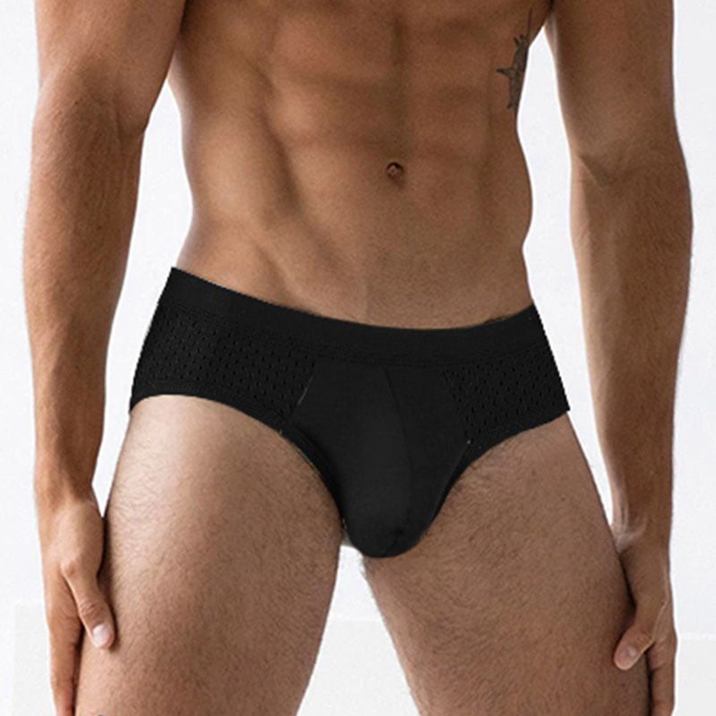 Cotton LOGO Breathable Sexy Undenwear Men Jockstrap Briefs Male Gay Men Male Jock Strap