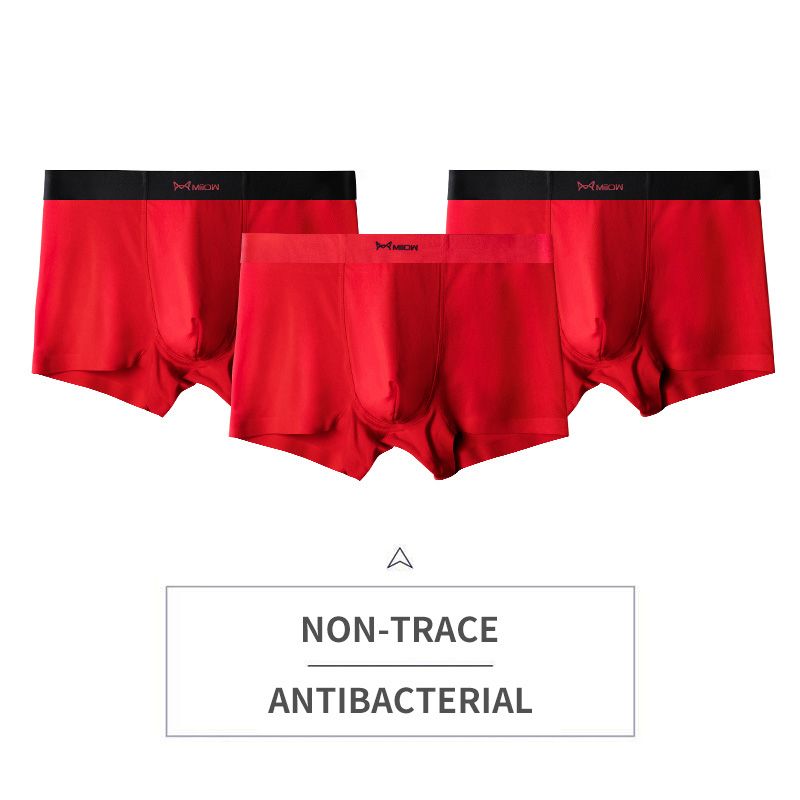 CMENIN MiiOW 3Pcs New Modal Sexy Men Underwear Man Boxer Underpants Low Waist Trunks Men's Panties Bxoers Shorts Mens M1085