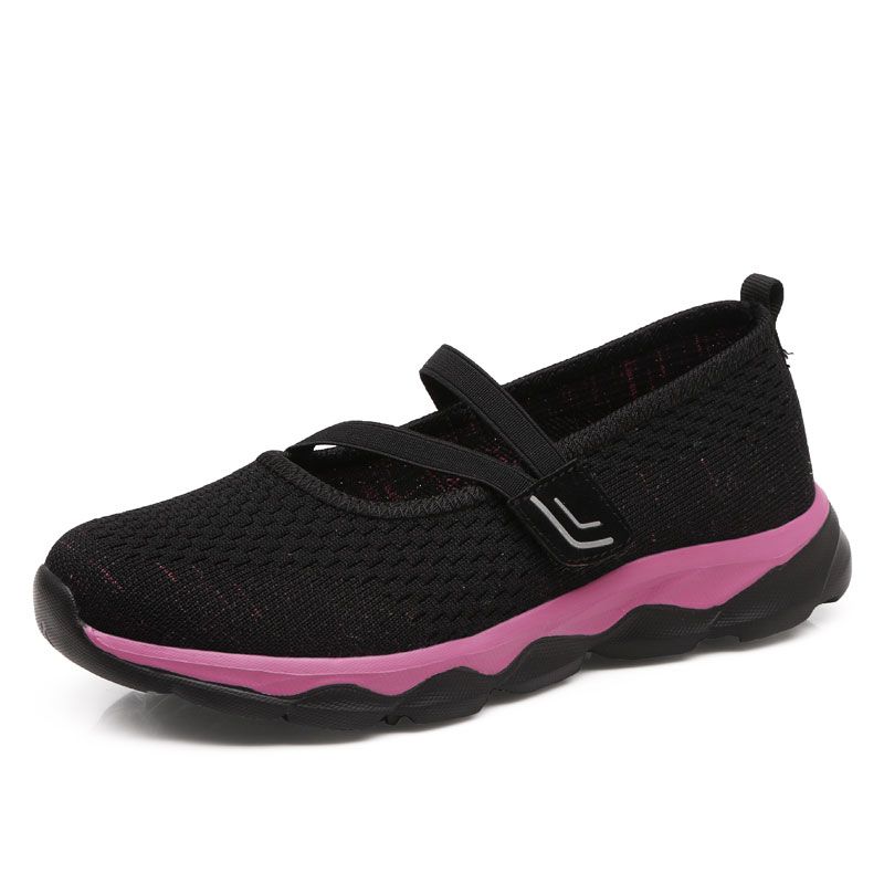 Women Shoes Flat Shoes  Comfortable Healthy Shoes Health Care for Women Sports Shoes Sneakers Flying Woven Shoes for Elderly