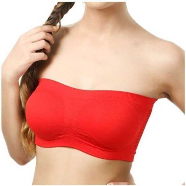 Women Inner wear Lycra Fabric Tube Bra For ladies