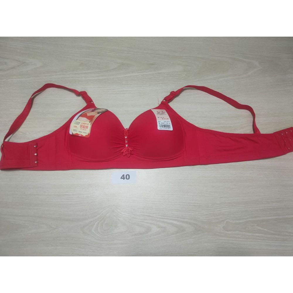 Ladies foam bra soft spandex multi-color
