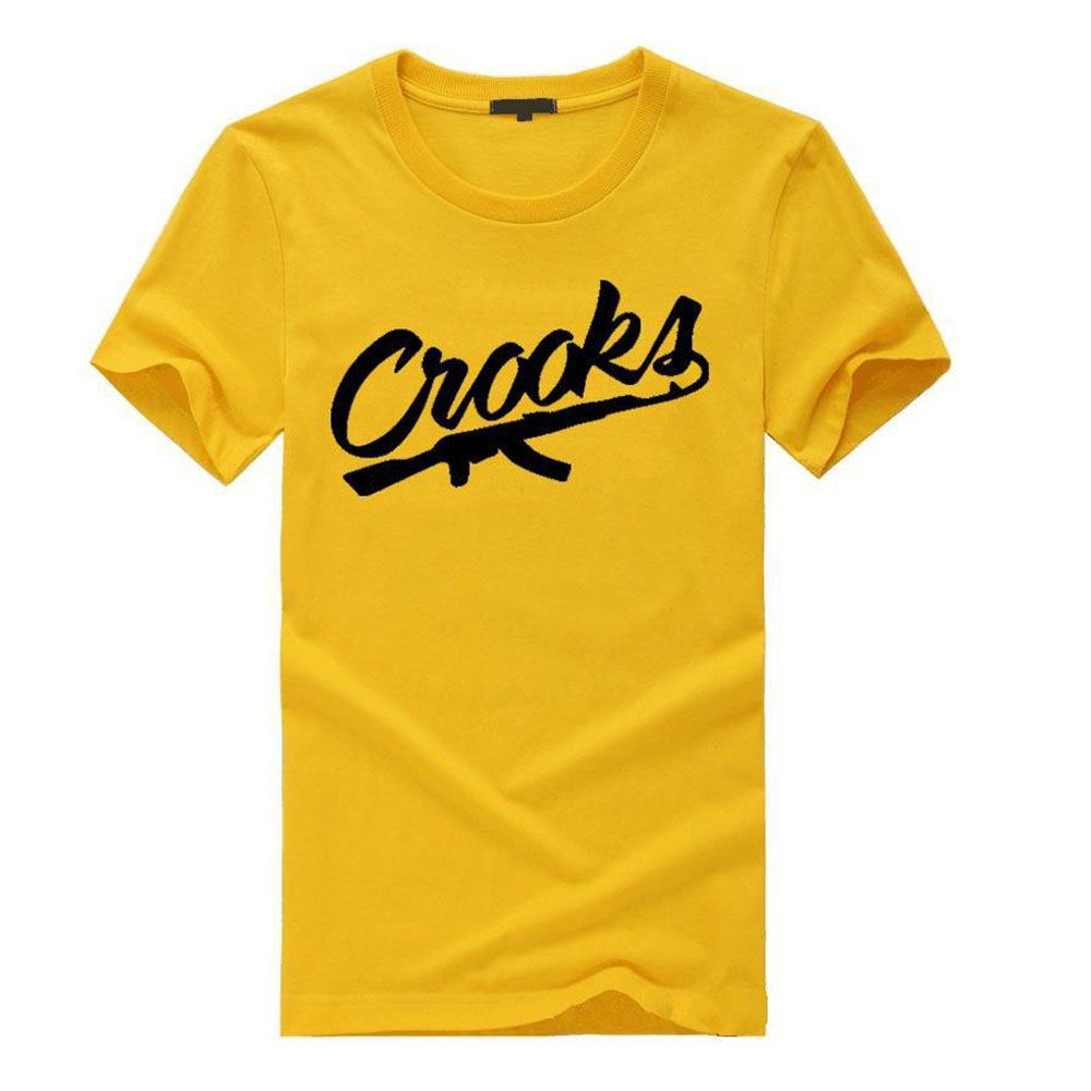 Metal Casual T-shirt for Men - Yellow - T Shirt - T Shirt For Man