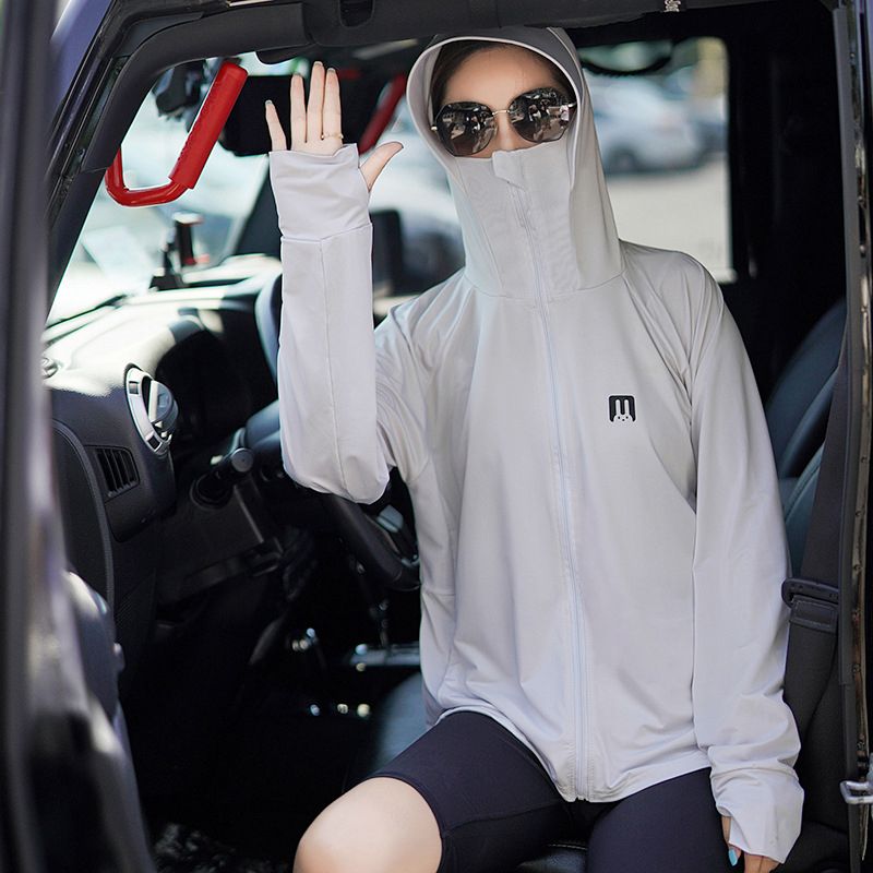 Yfashion Men  Women  Sun  Protection  Clothing Outdoor Sports Uv Protection Zipper Breathable Hooded Clothing color