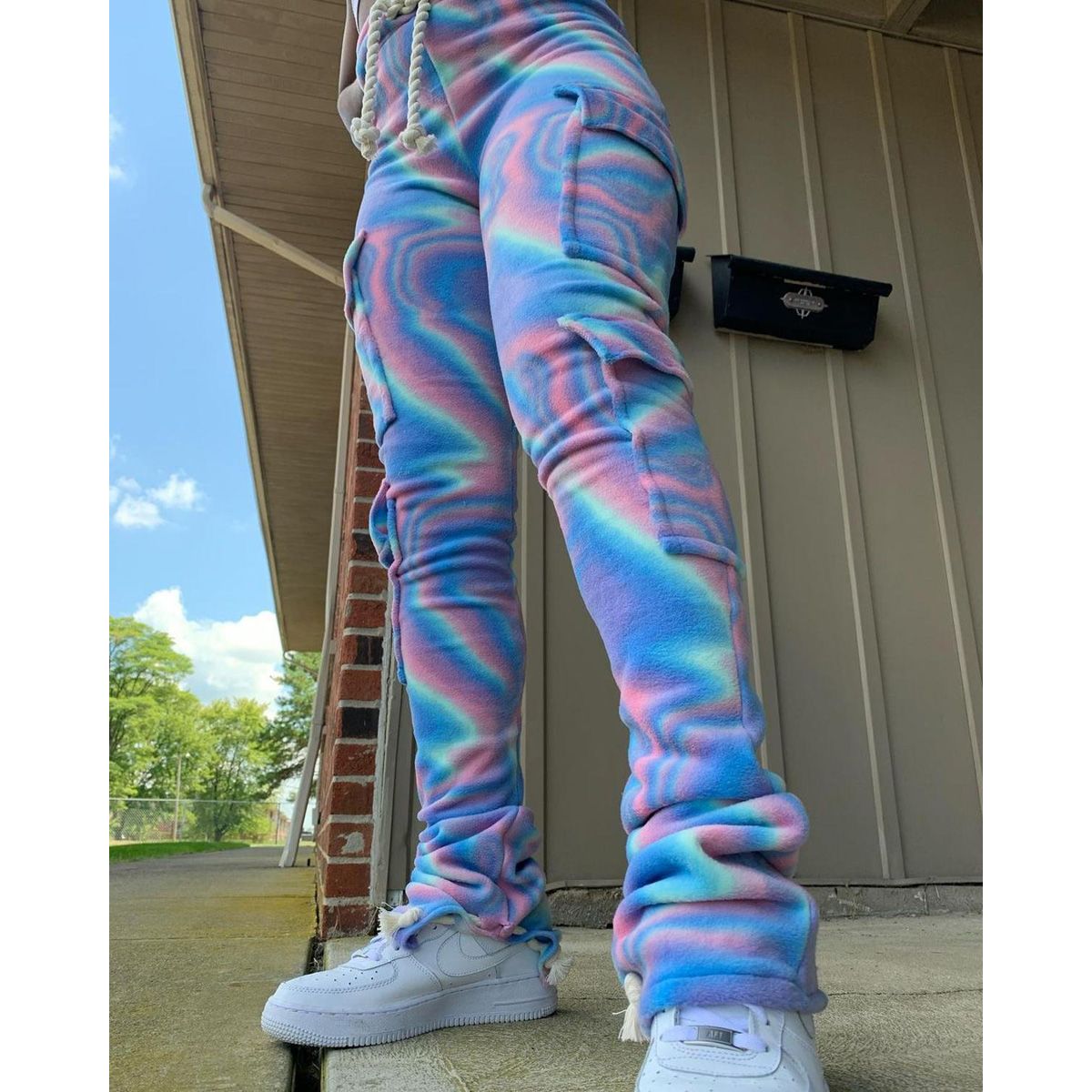 Casual Velvet Joggers Women Pants Drawstring With Pocket Joggers High Waist Sweatpants Streetwear Winter Clothes For Women